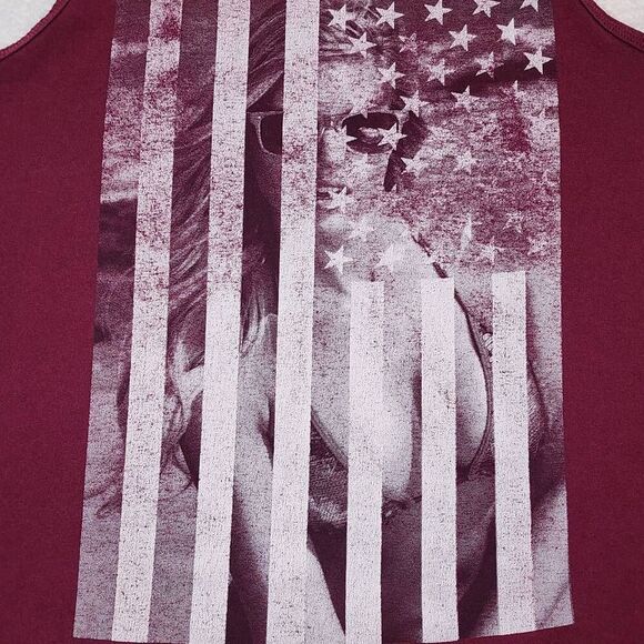 Popular Poison men's American Flag Chick graphic Size large - Picture 2 of 7